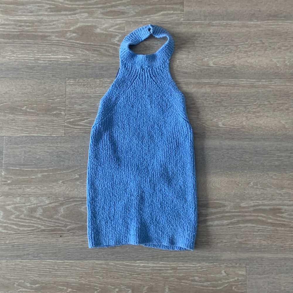Zara Halter Knit Top